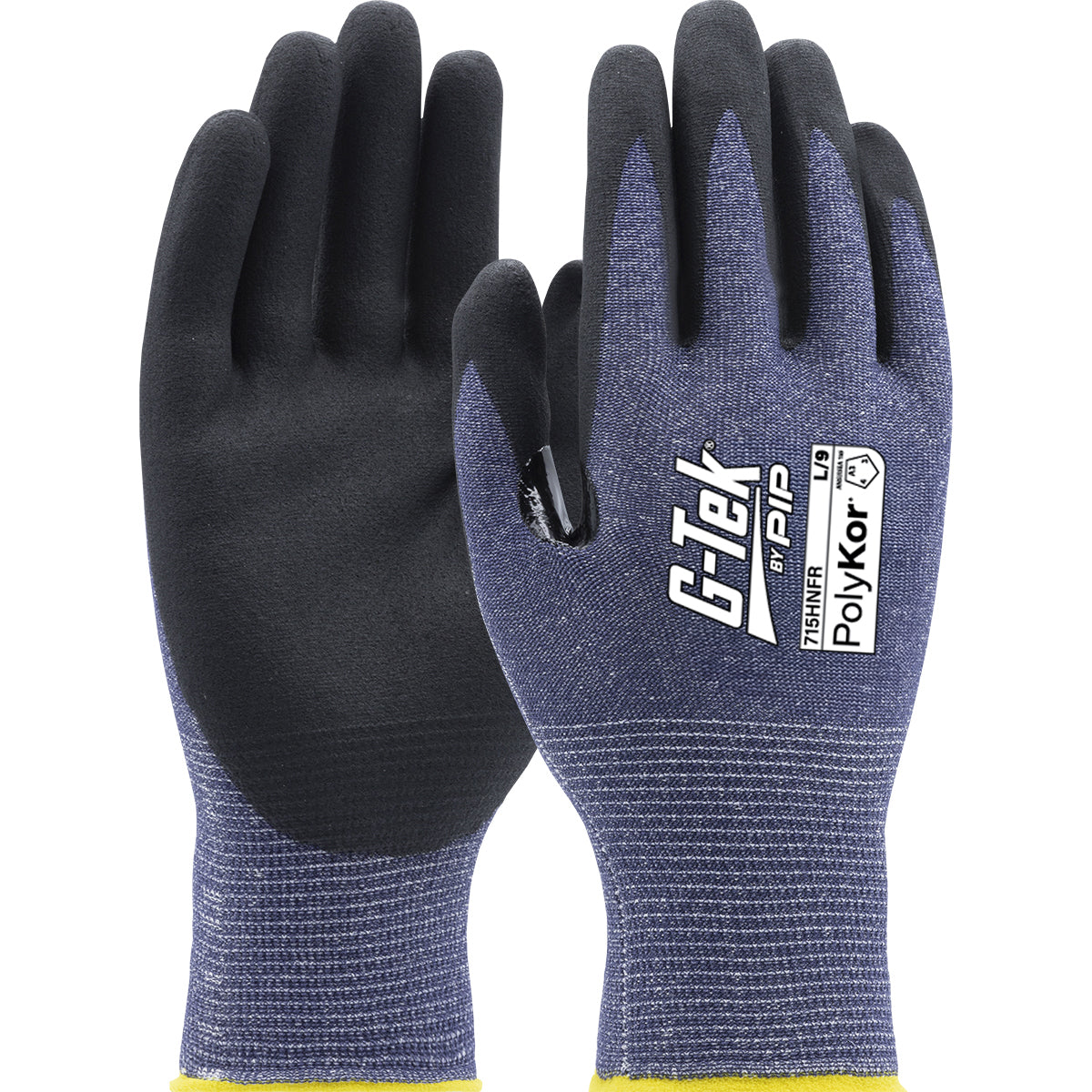 PIP Seamless Knit A3 Polykor Blended Glove with Foam Nitrile Coated Grip on Palm & Fingers - Touchscreen