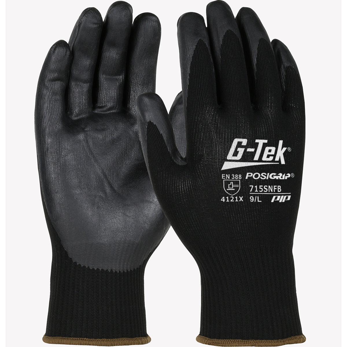 PIP Economy Seamless Knit Nylon Glove with Nitrile Coated Foam Grip on Palm &amp; Fingers