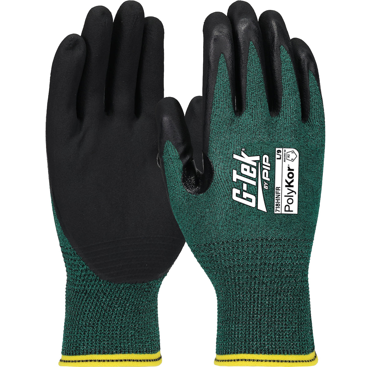 PIP Seamless Knit A2 Polykor Blended Glove with Foam Nitrile Coated Grip on Palm & Fingers - Touchscreen