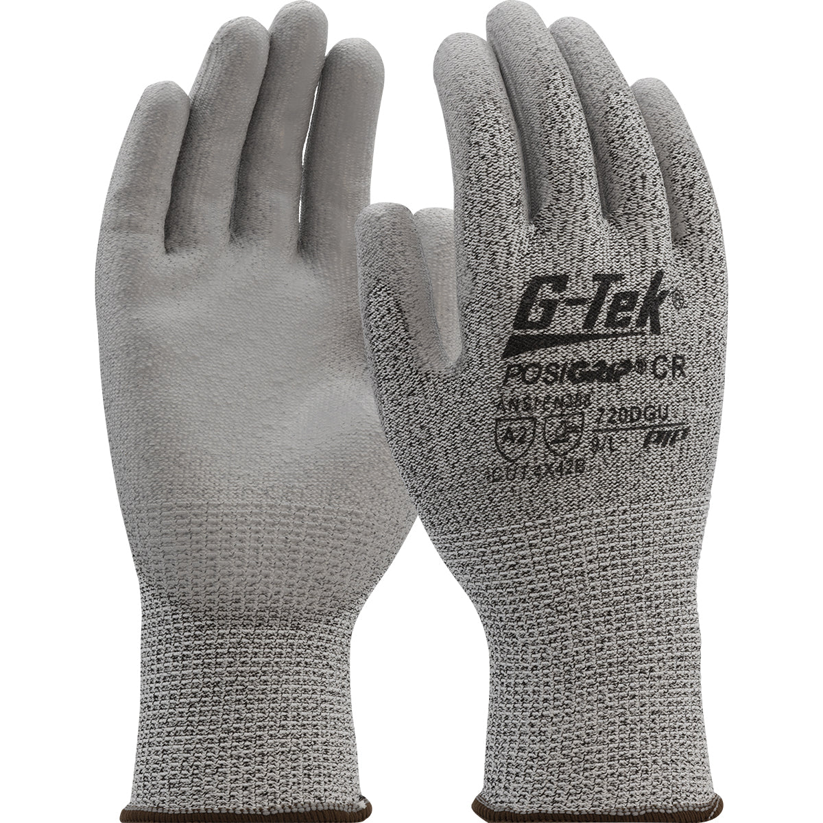 PIP Seamless Knit A2 PolyKor® Blended Glove with Polyurethane Coated Flat Grip on Palm &amp; Fingers