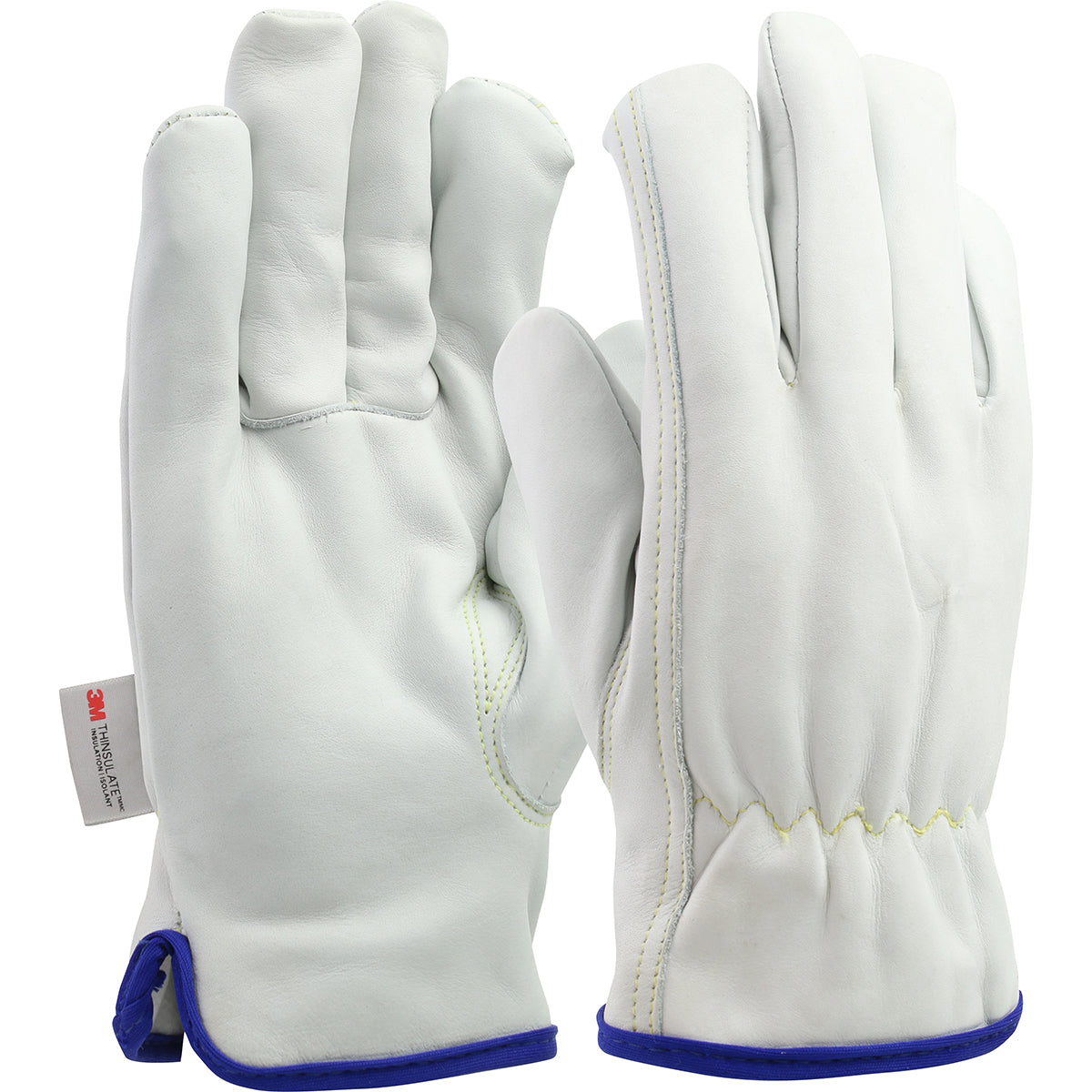 PIP Premium Top Grain Cowhide Leather Drivers Glove with 3M™ Thinsulate™ Lining - Keystone Thumb