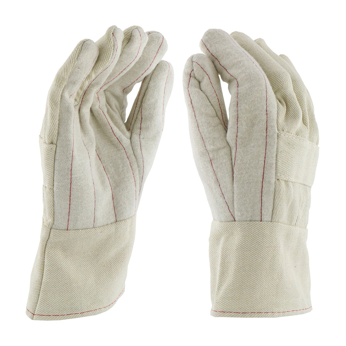 PIP Standard Weight Hot Mill Glove with Band Top Cuff - 24 oz – L