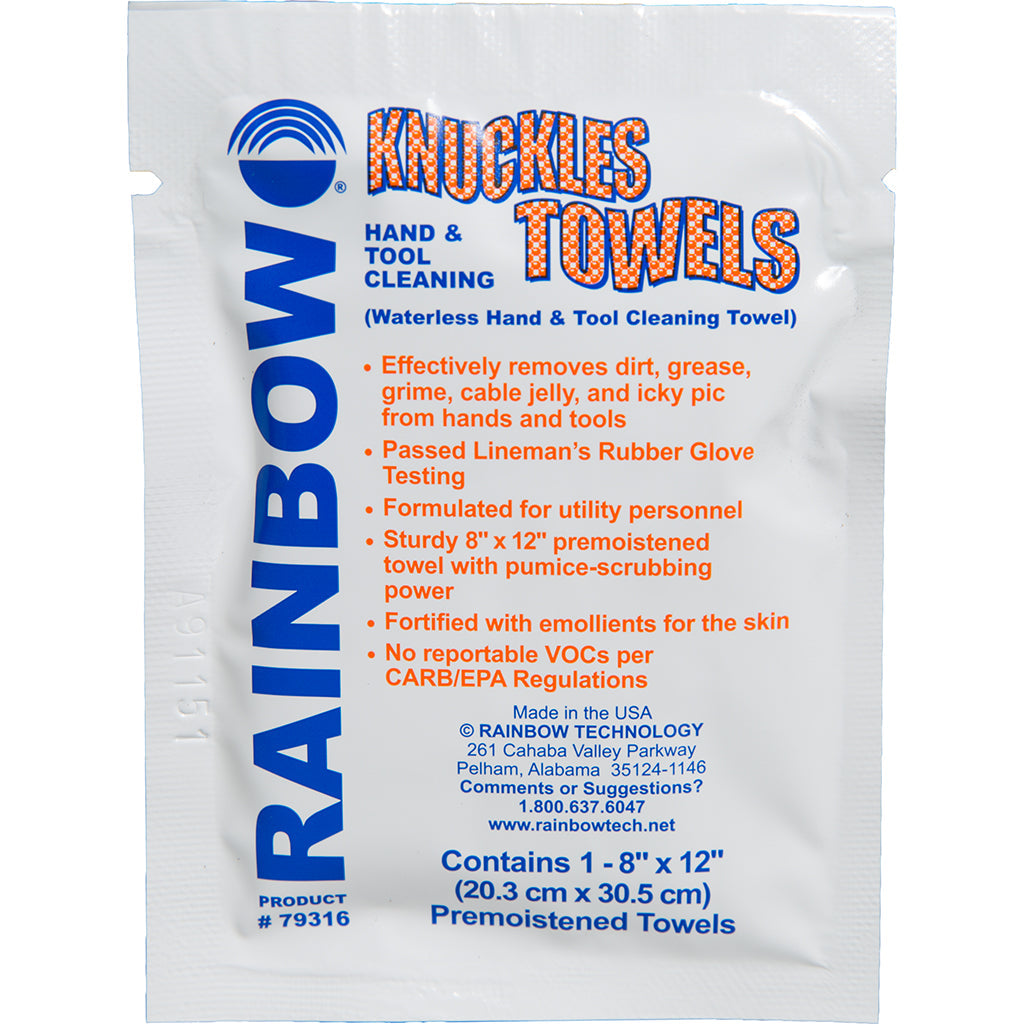Knuckles Hand &amp; Tool Cleaning Towels
