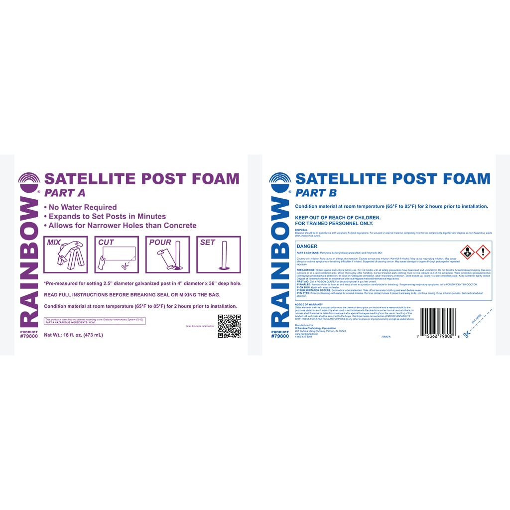 Satellite Post Foam