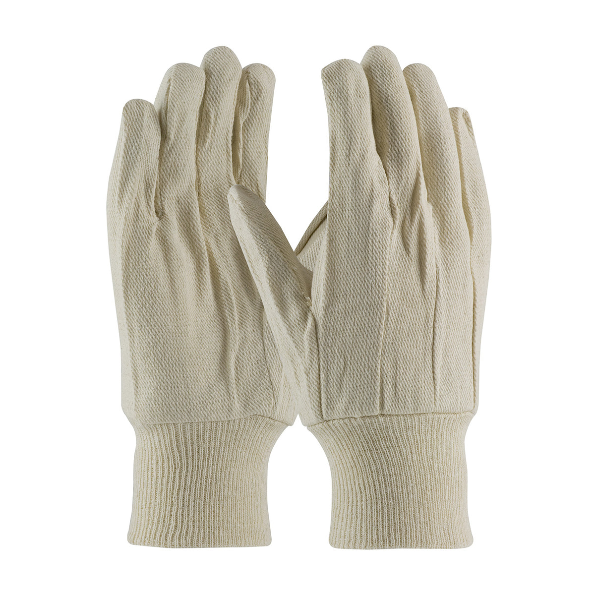PIP Premium Grade Cotton Canvas Single Palm Glove - Knit Wrist – MENS