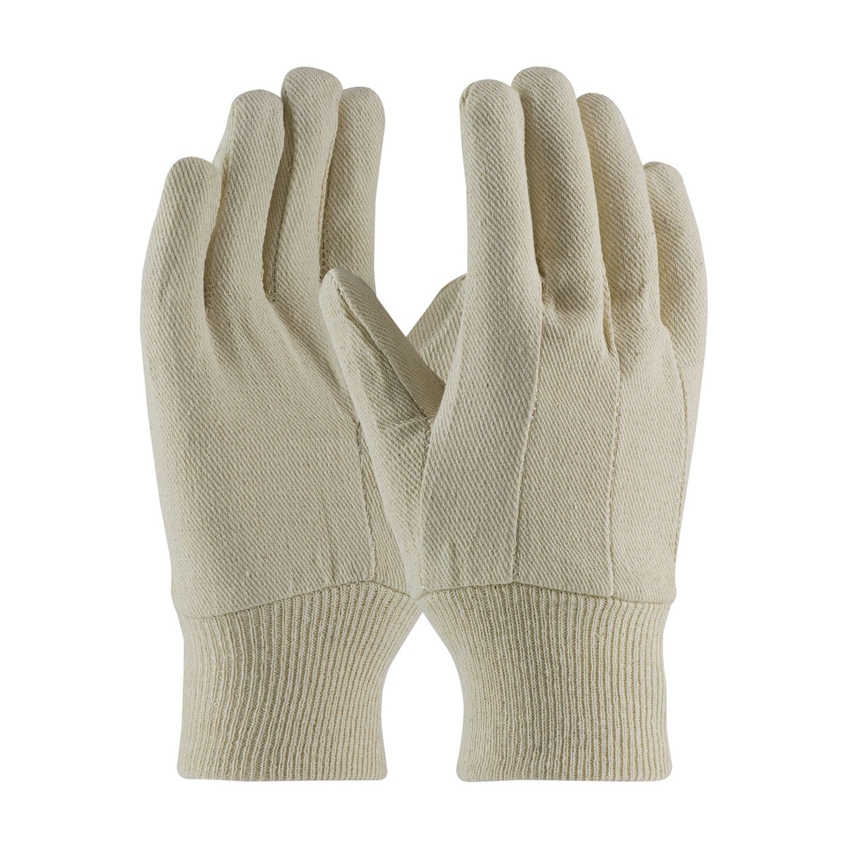 PIP Economy Grade Cotton/Polyester Canvas Single Palm Glove - Knit Wrist - Ladies