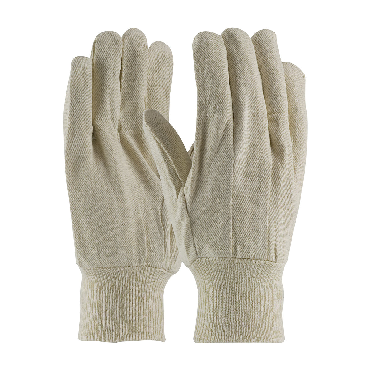 PIP Economy Grade Cotton/Polyester Canvas Single Palm Glove - Knit Wrist – MENS
