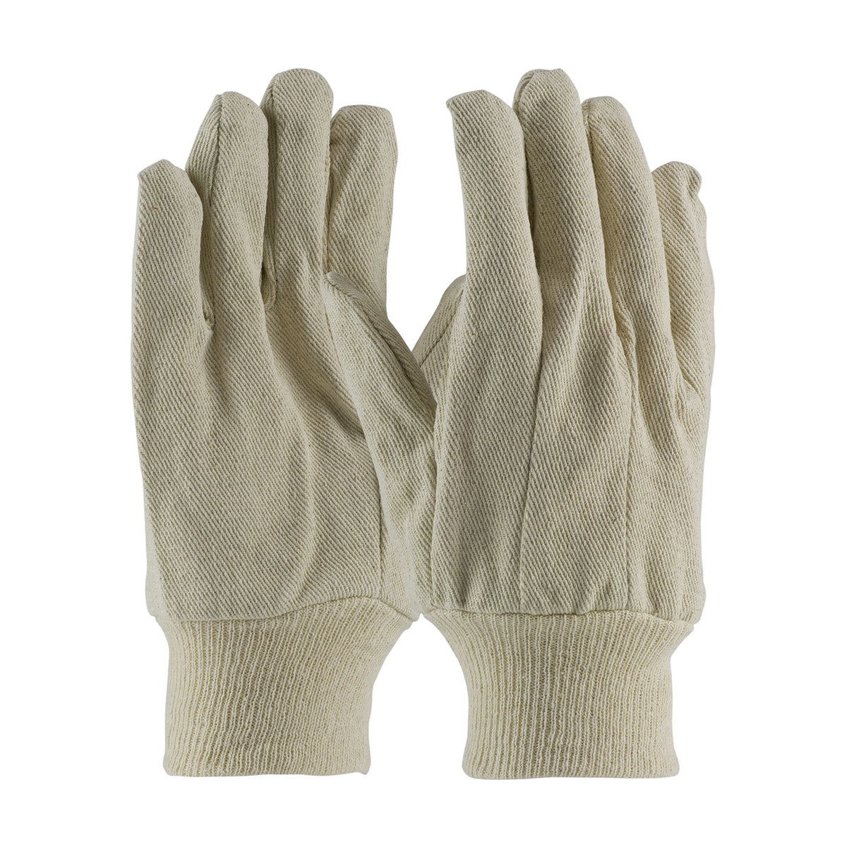 PIP Economy Grade Cotton/Polyester Canvas Single Palm Glove - Knit Wrist – MENS