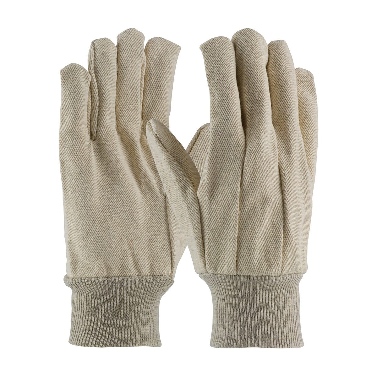 PIP Premium Grade Cotton Canvas Single Palm Glove - Knit Wrist – MENS