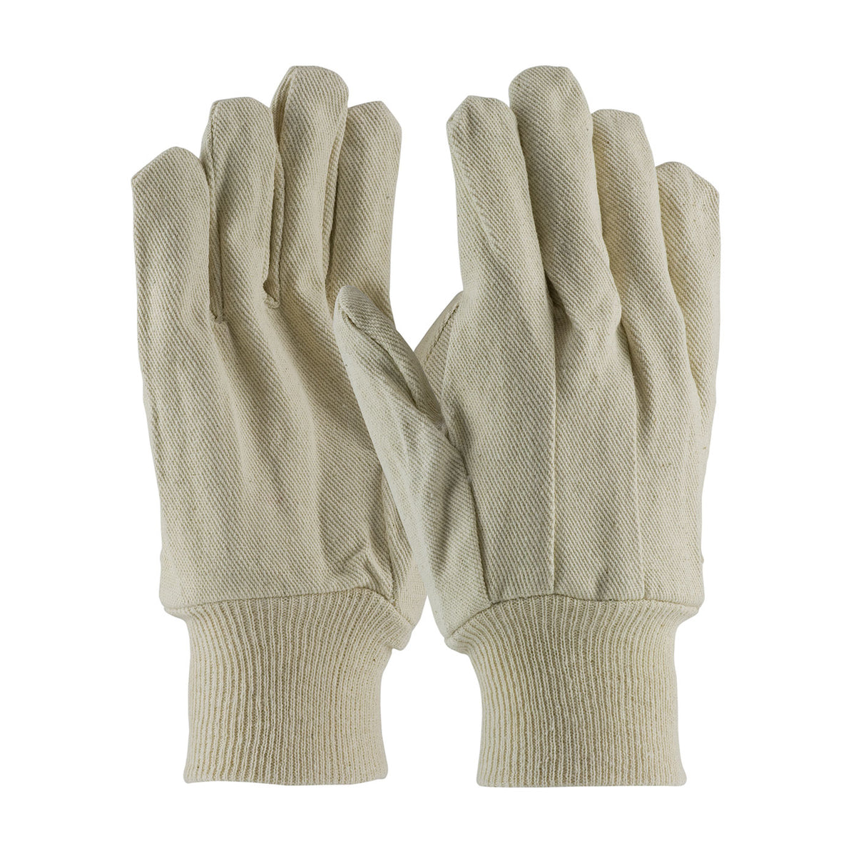 PIP Economy Grade Cotton/Polyester Canvas Single Palm Glove - Knit Wrist – MENS