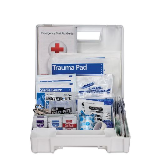 First Aid Only Plastic First Aid Kit, ANSI 2015 Class A, 25 People, 89 Pieces