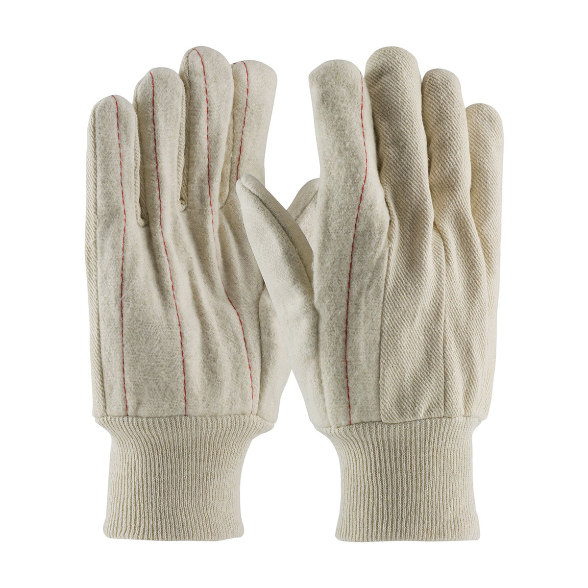 PIP Cotton Canvas Double Palm Glove with Nap-Out Finish - Knit Wrist – MENS
