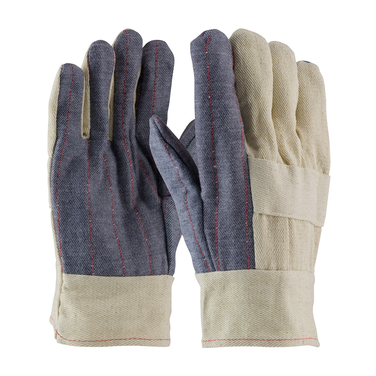 PIP Premium Grade Hot Mill Glove with Three-Layers of Cotton Canvas and Denim Palm - 34 oz – MENS