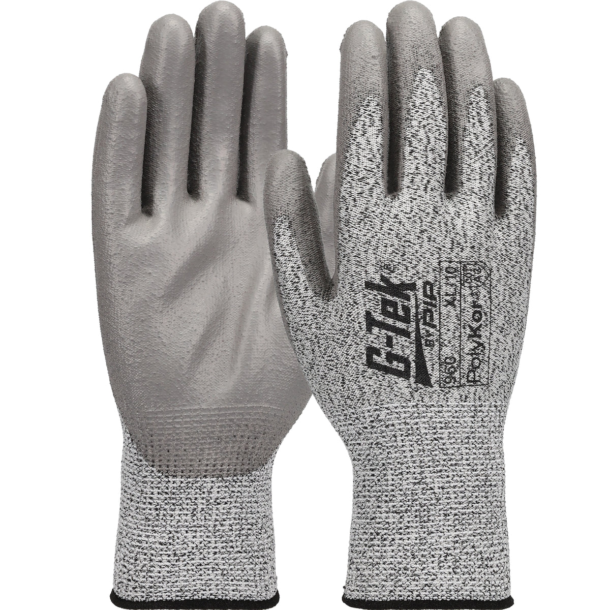 PIP Seamless Knit A3 PolyKor® Blended Glove with Polyurethane Coated Flat Grip on Palm & Fingers