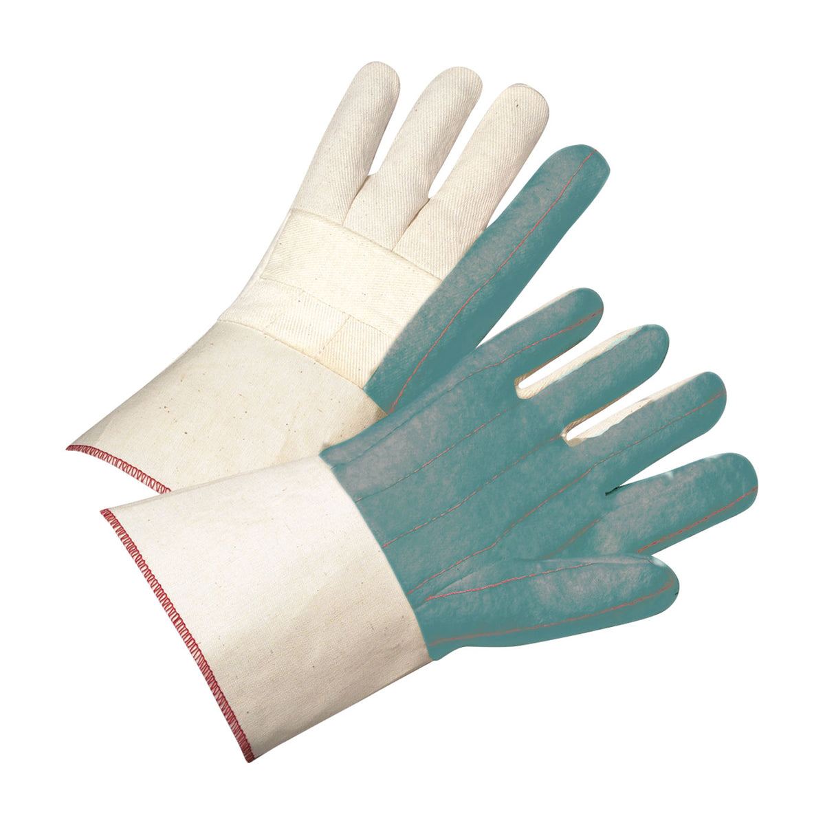 PIP Heavy Weight Cotton Hot Mill Glove with Double Palm and Rayon Lining - 24 oz – L