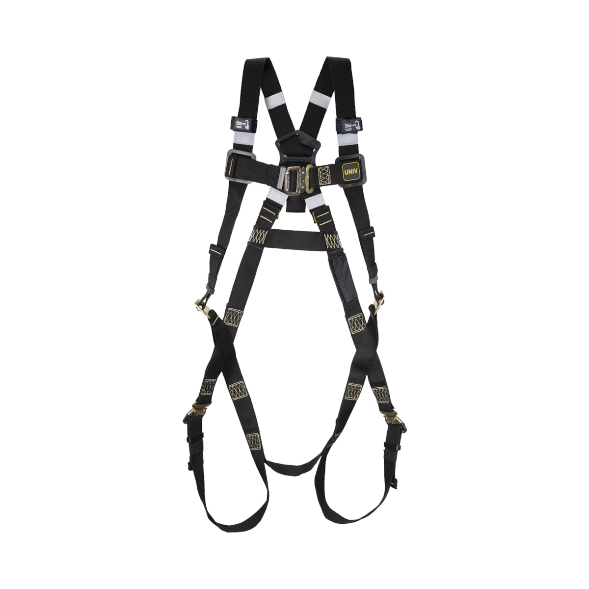 Miller Full-Body Welding Harness with 5 Points of Adjustment, Back & Side D-Rings and Quick-Connect Chest & Leg Buckles