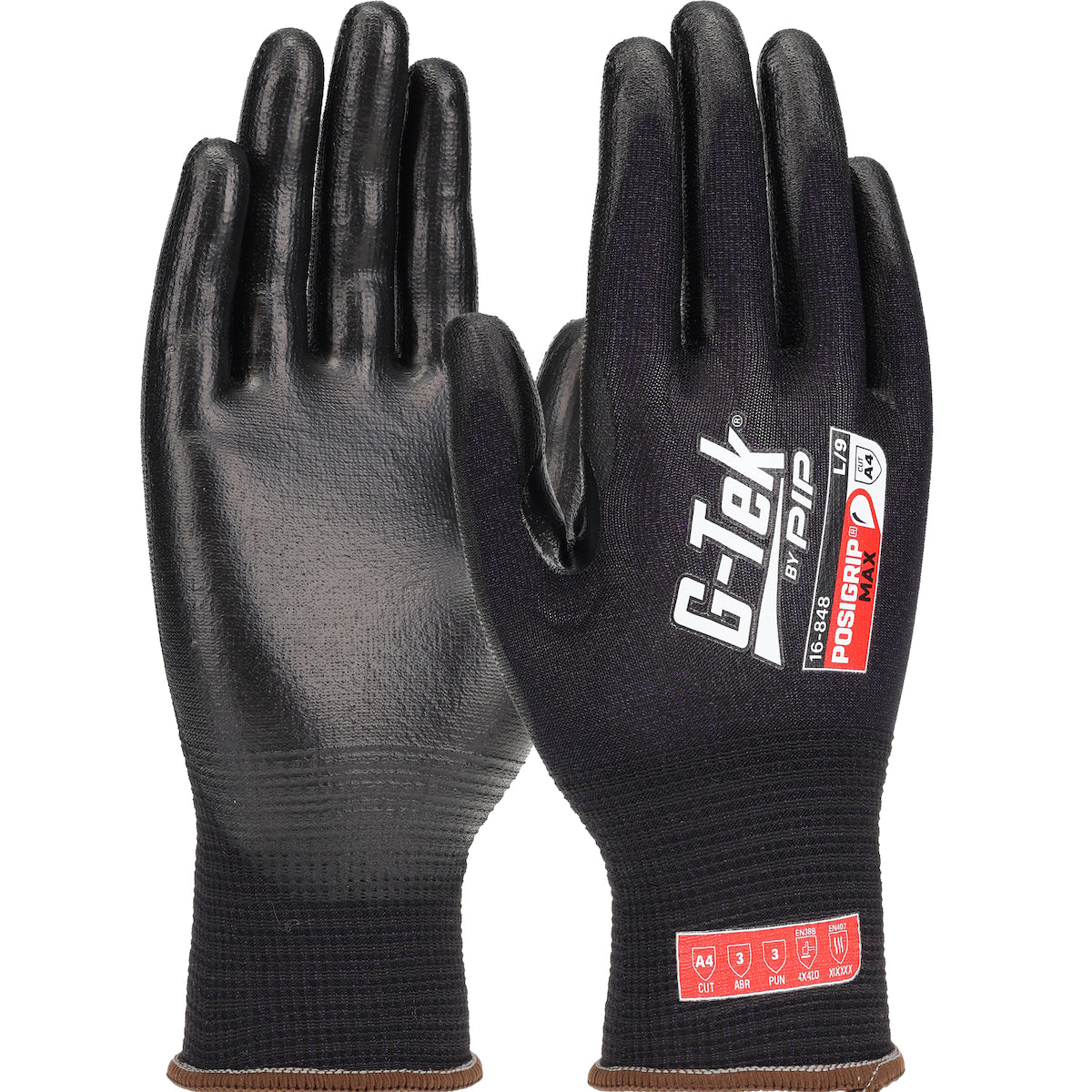 PIP Seamless Knit PolyKor® Blended Glove with PosiGrip MAX™ Coating on Palm & Fingers - Touchscreen