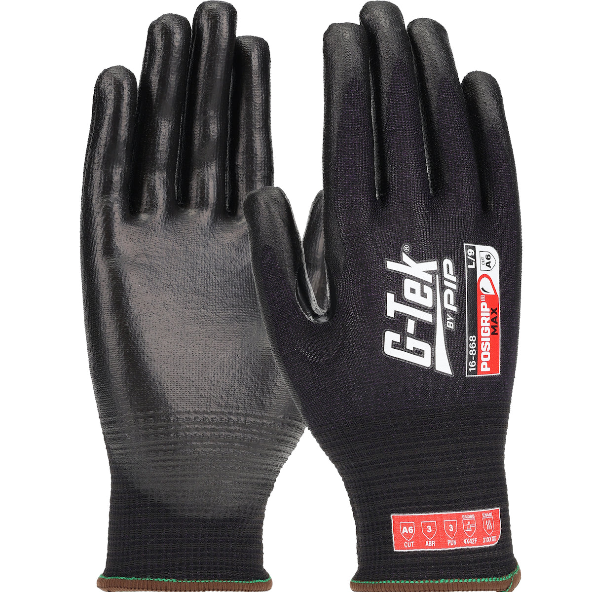 PIP Seamless Knit PolyKor® Blended Glove with PosiGrip MAX™ Coating on Palm & Fingers - Touchscreen