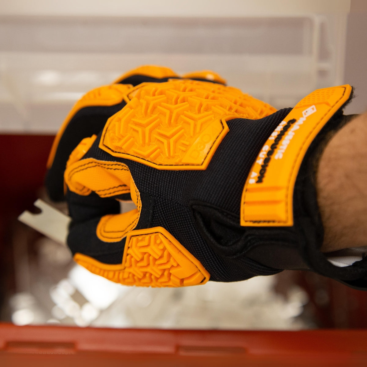 Knucklehead Cut Resistant Mechanics Glove with D3O Impact Protection & Palm Padding A5