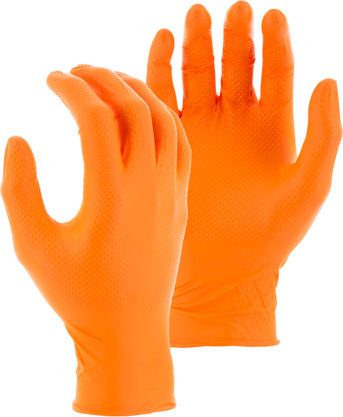 Super Grip Exam Grade Disposable Gloves with Diamond Grip Pattern