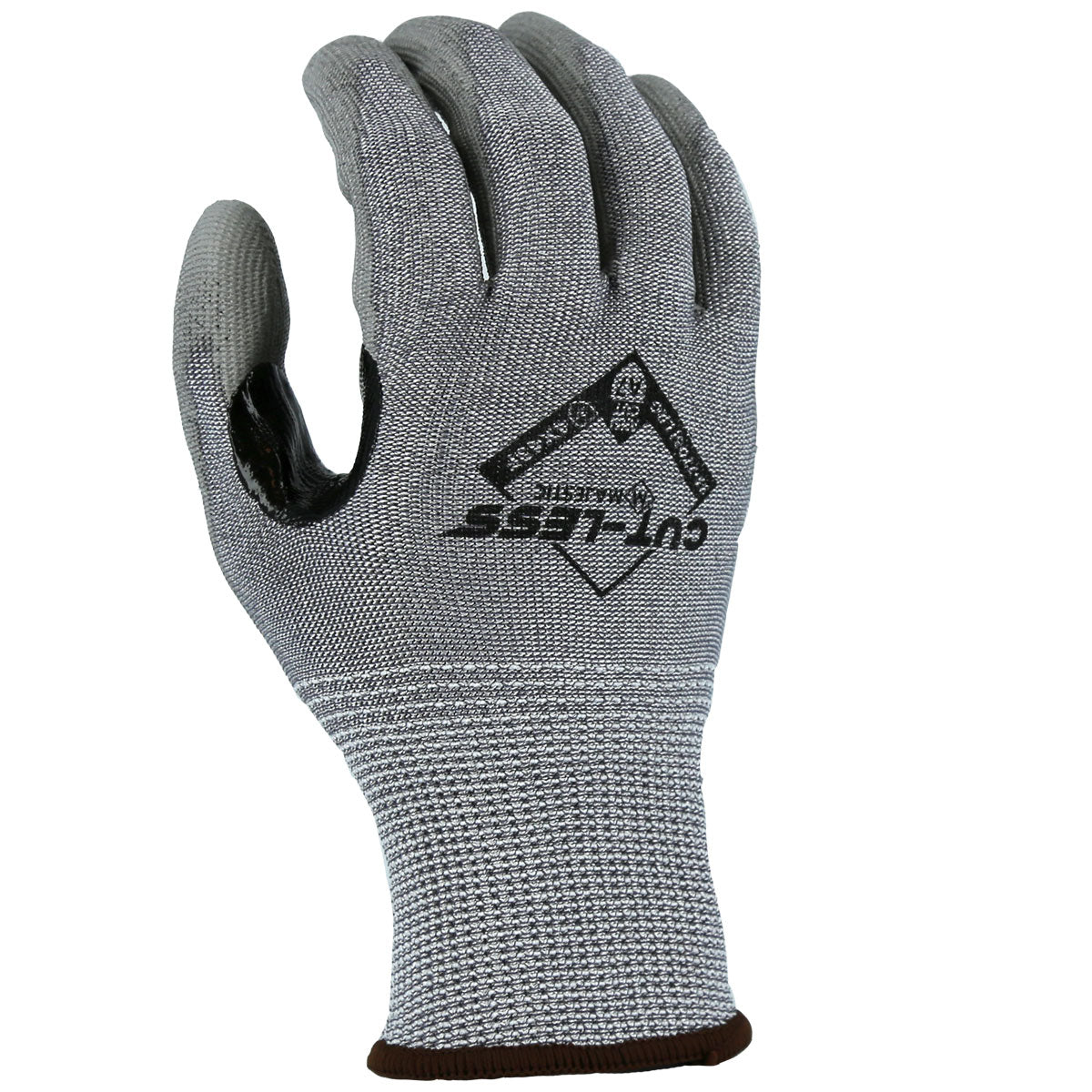 Cut-Less Korplex Glove with Polyurethane Palm, 13g, ANSI A7