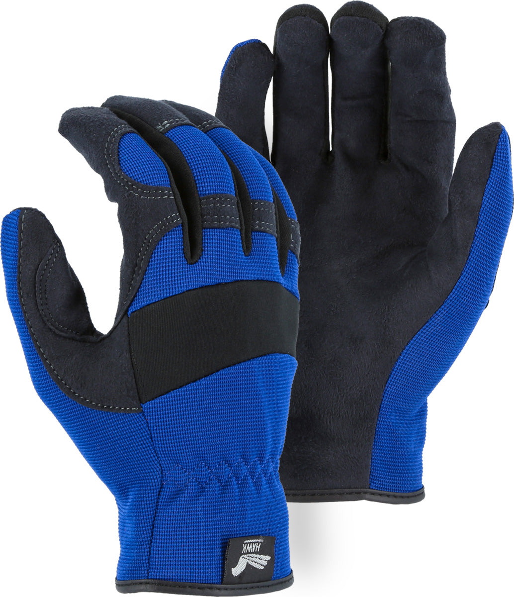 Armor Skin Mechanics Glove with Knit Back