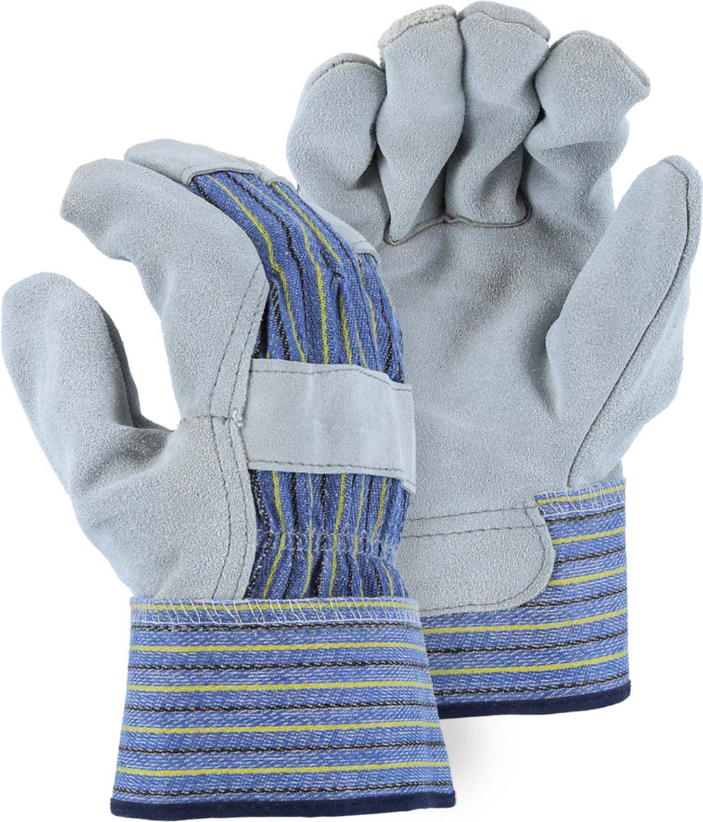 Side Split Cowhide Leather Palm Work Glove