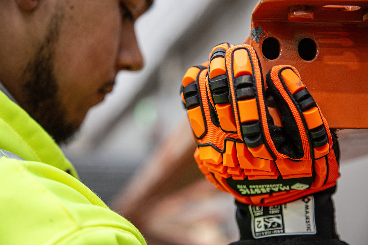 Knucklehead X10 Armor Skin Mechanics Glove with Impact Protection