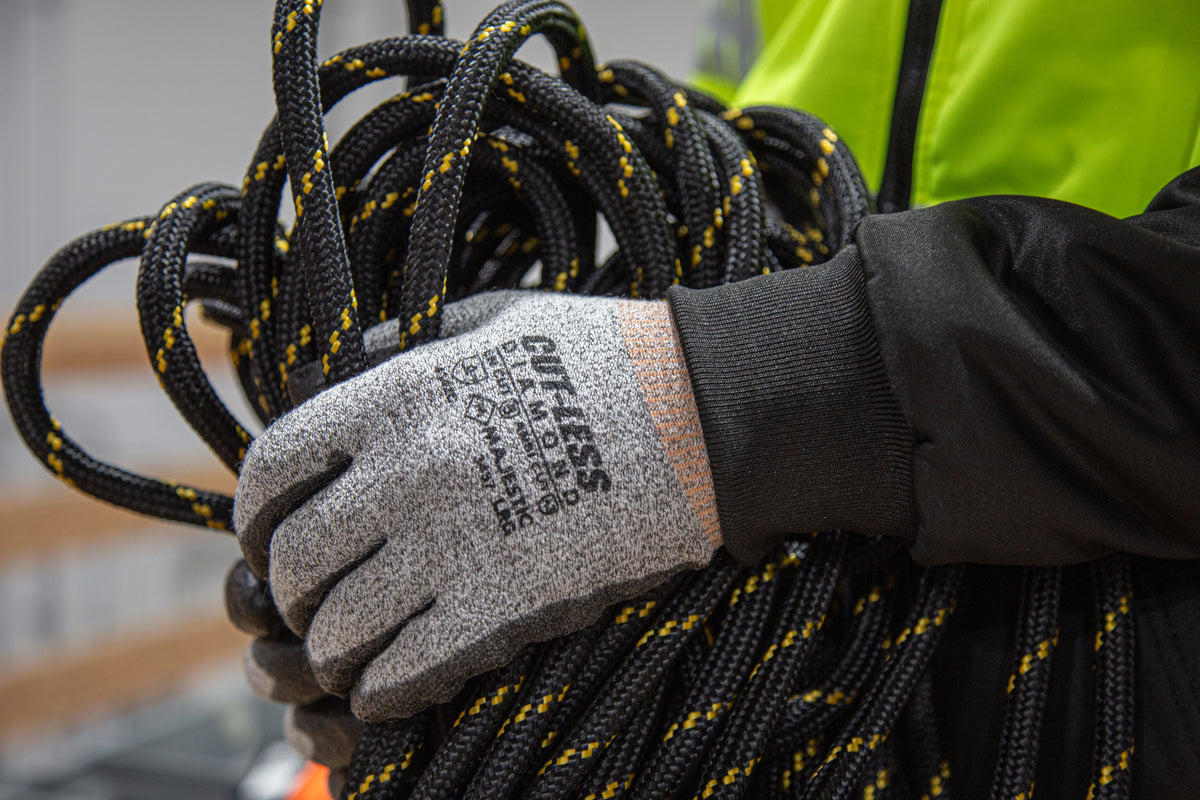 Cut-Less Dyneema Glove with Polyurethane Palm, 13g, ANSI A3