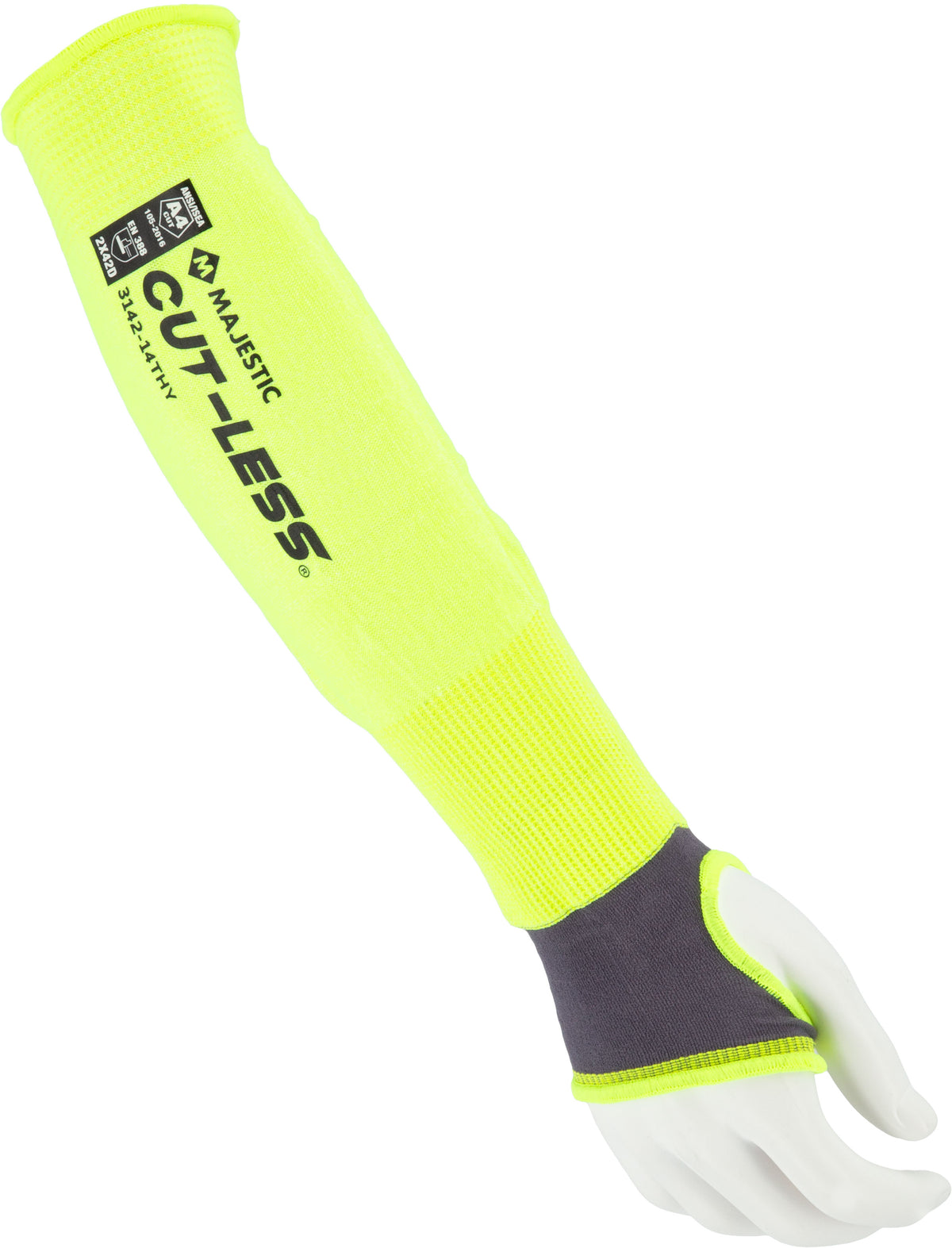 Cut-Less Korplex Cut Resistant Sleeves w/ Thumb Hole, ANSI A4