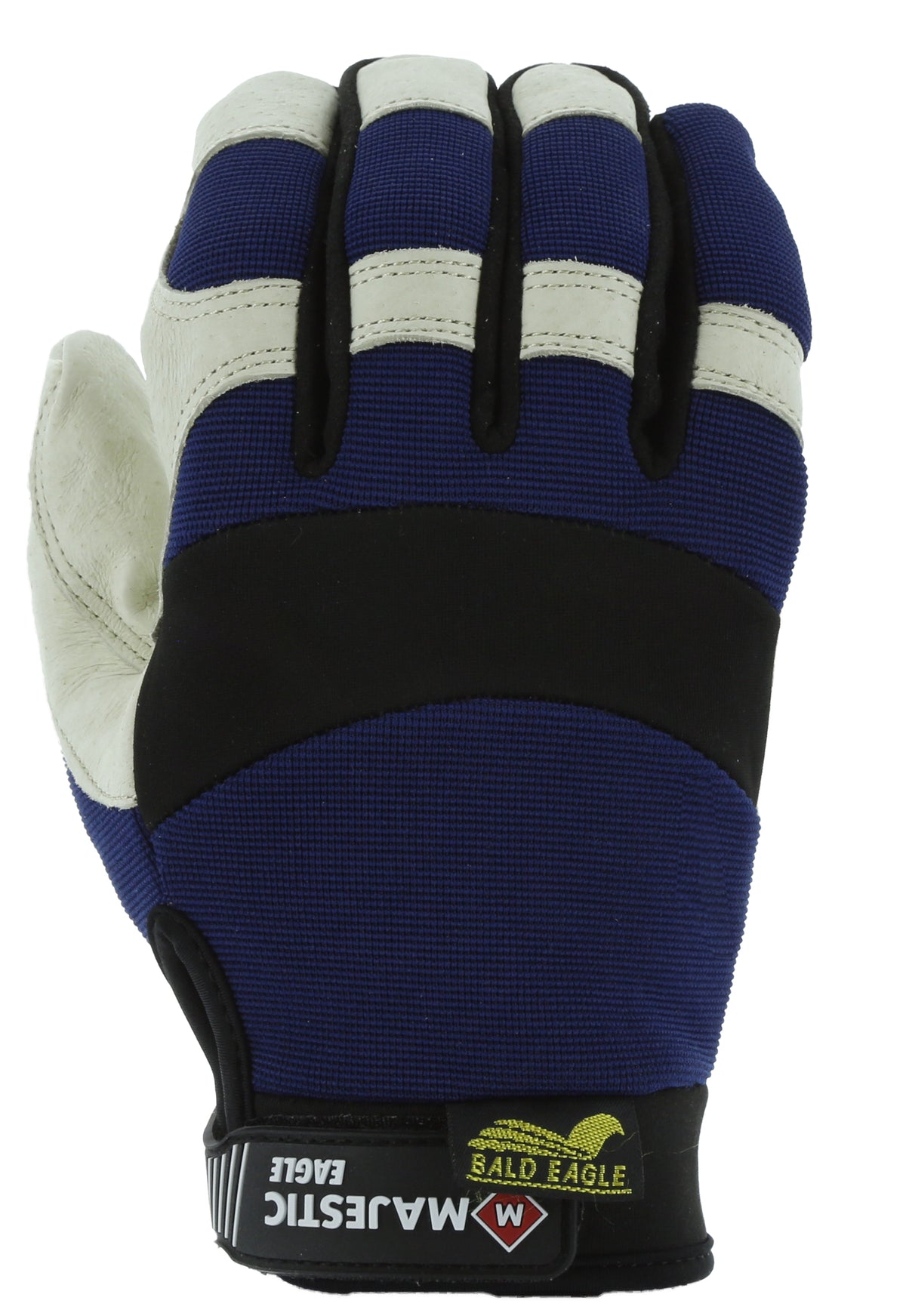 Bald Eagle Mechanics Glove with Pigskin Palm and Stretch Knit Back