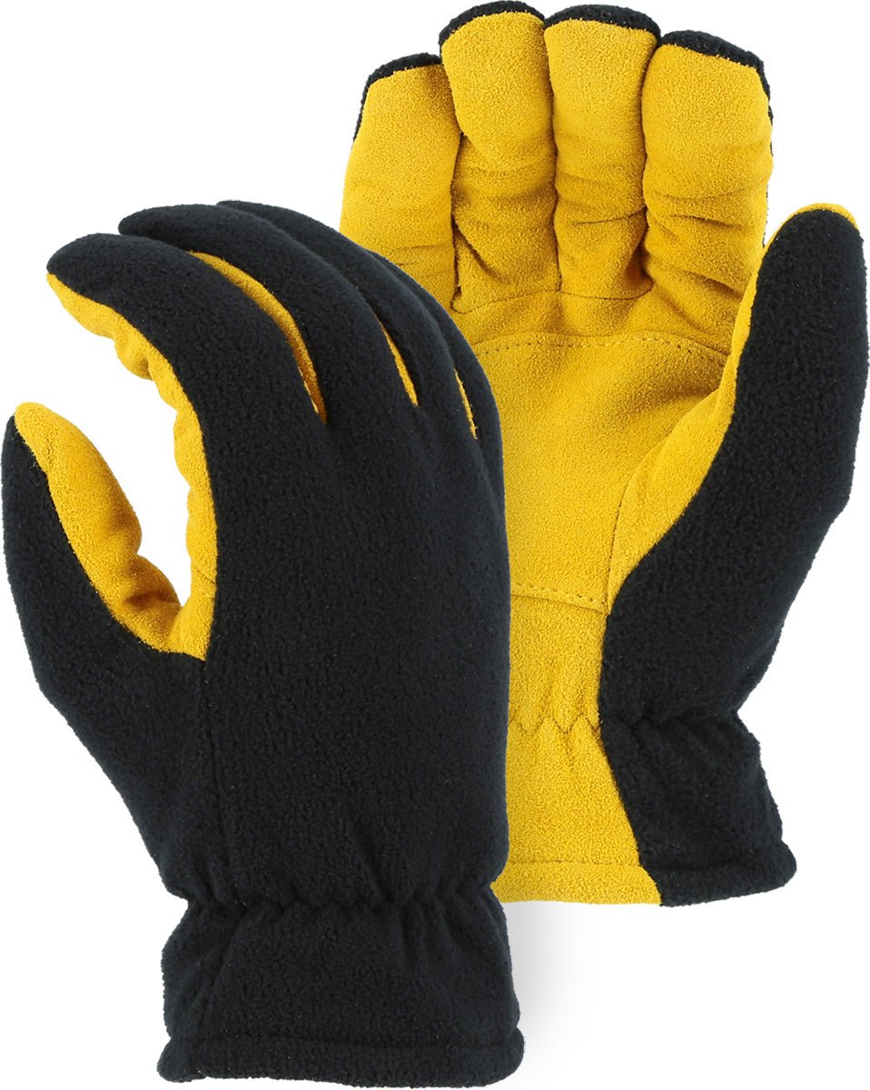 Deerskin Heatlok Winter Lined, Fleece Back, Drivers Glove