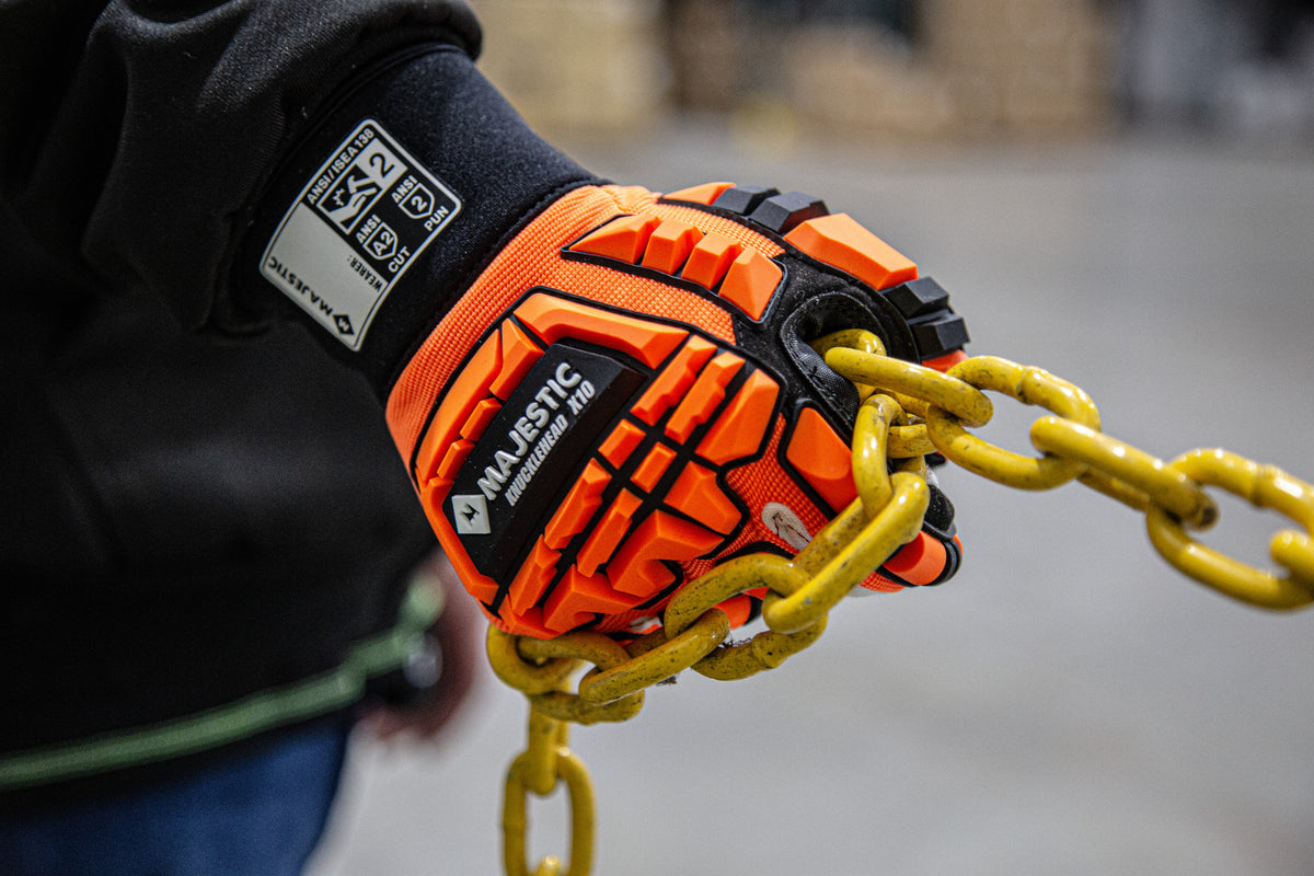 Knucklehead X10 Armor Skin Mechanics Glove with Impact Protection