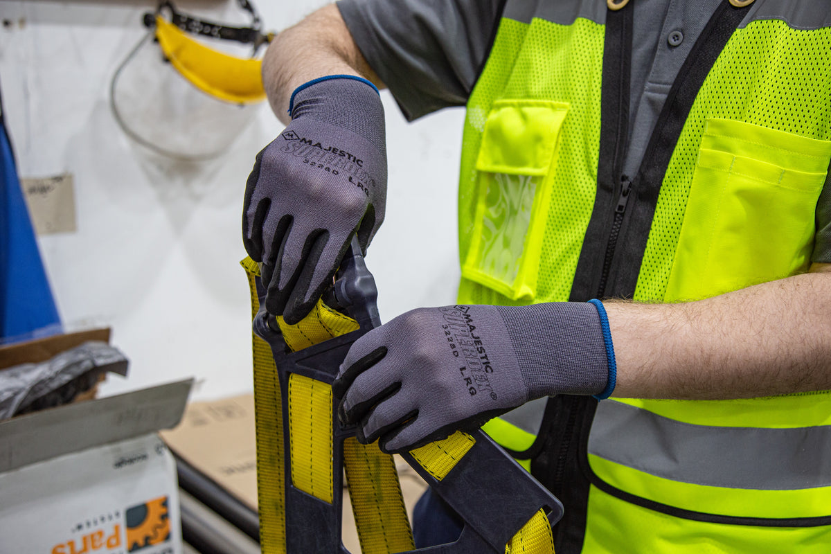 SuperDex Micro Foam Nitrile Palm Coated Glove on Nylon Shell