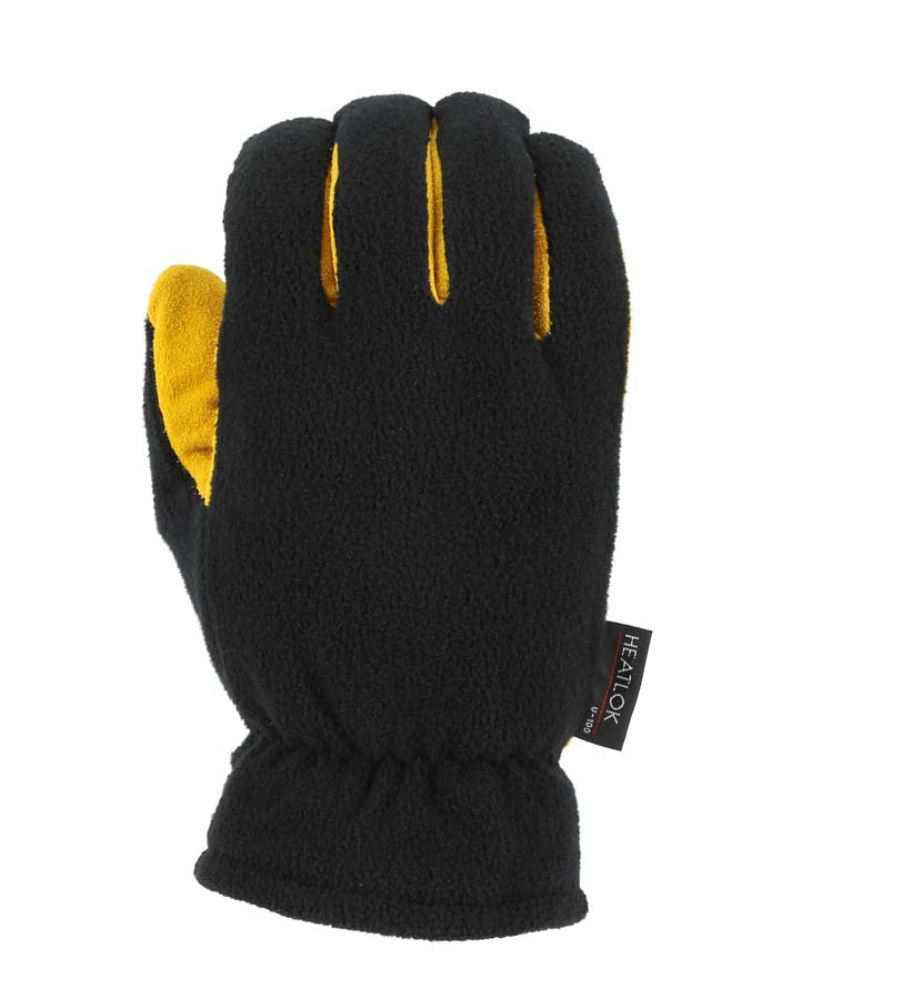 Deerskin Heatlok Winter Lined, Fleece Back, Drivers Glove