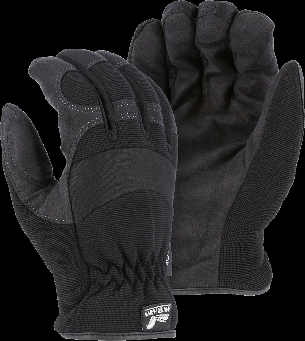 Winter Lined Armor Skin Mechanics Glove with Heatlok Lining