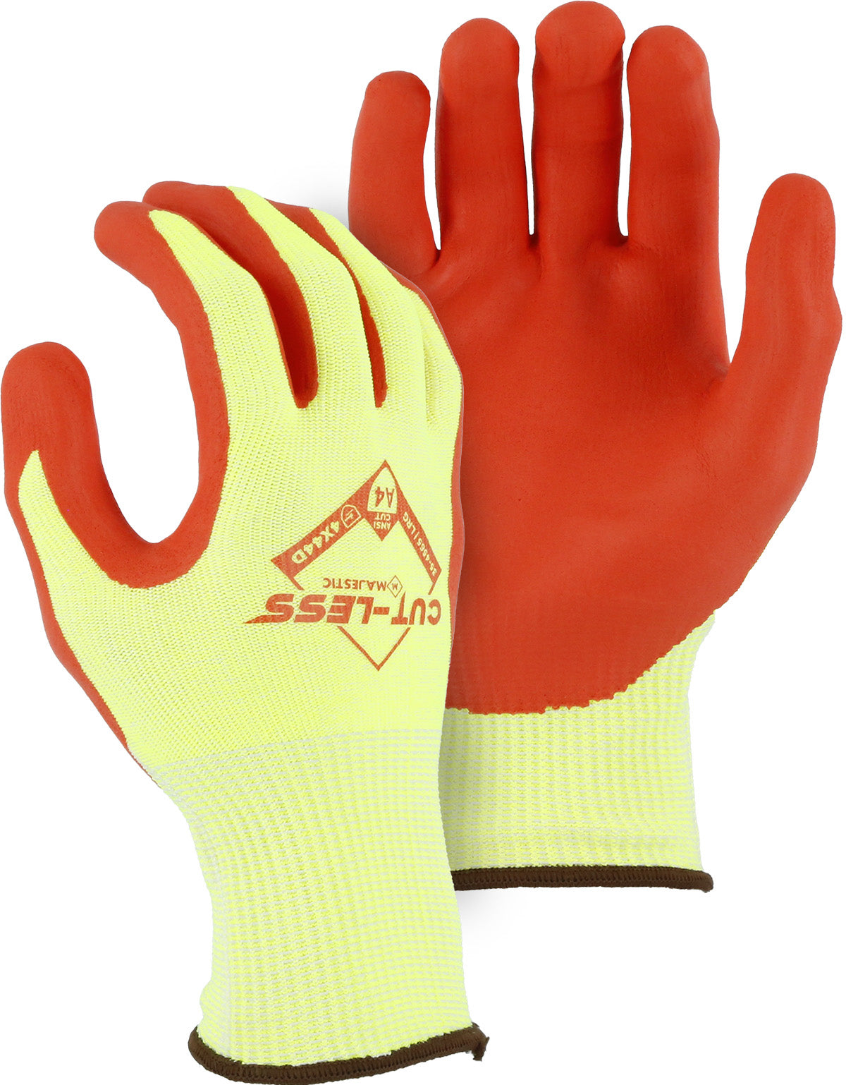 Cut-Less Korplex Glove with Foam Nitrile Palm, 13g, ANSI A4
