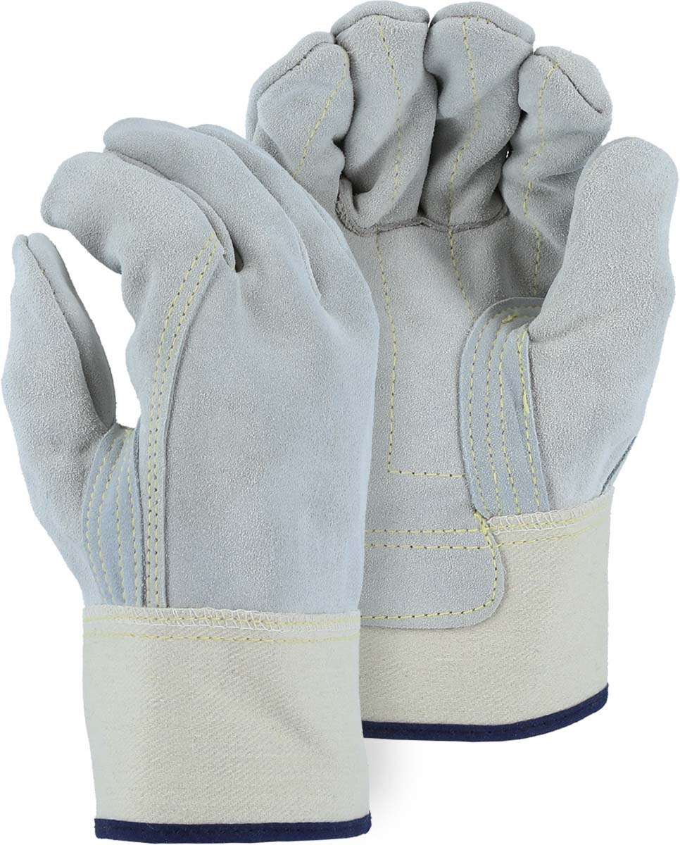Heavy Duty Two-Ply Cowhide Leather Palm Work Glove