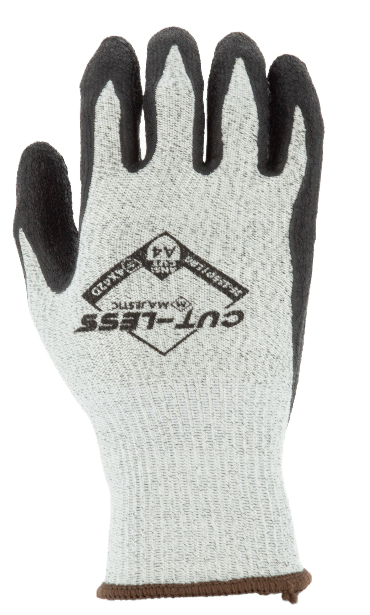Cut-Less Korplex Glove with Crinkle Latex Palm, 13g, ANSI A5