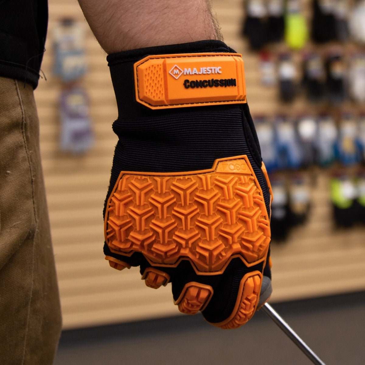 Knucklehead Armor Skin Mechanics Glove with D3O Impact Protection & Palm Padding