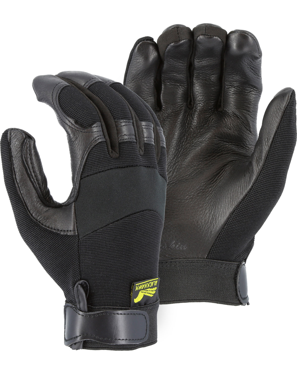 Black Hawk Mechanics Glove with Deerskin Palm and Stretch Knit Back