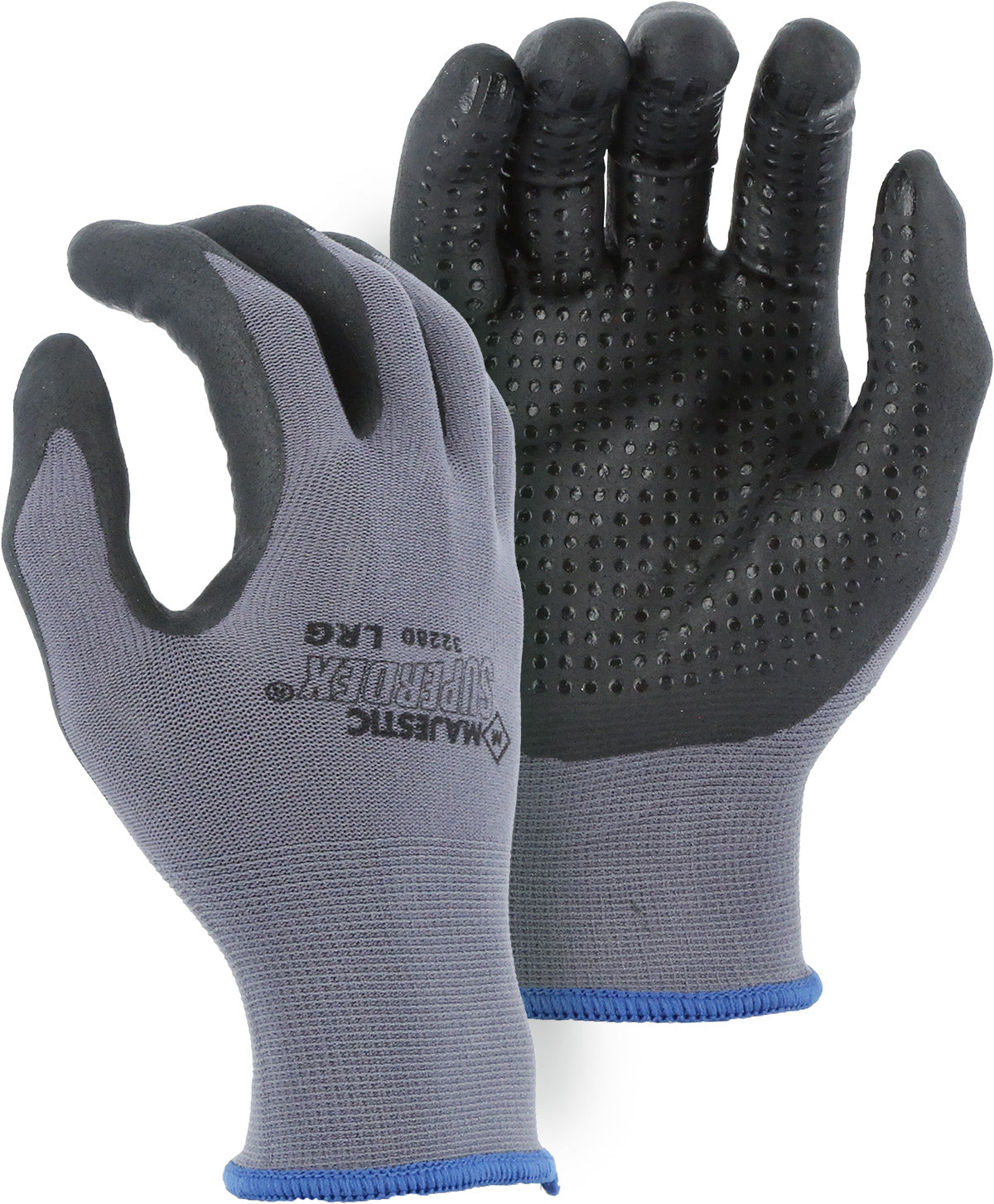 SuperDex Micro Foam Nitrile Palm Coated Glove on Nylon Shell
