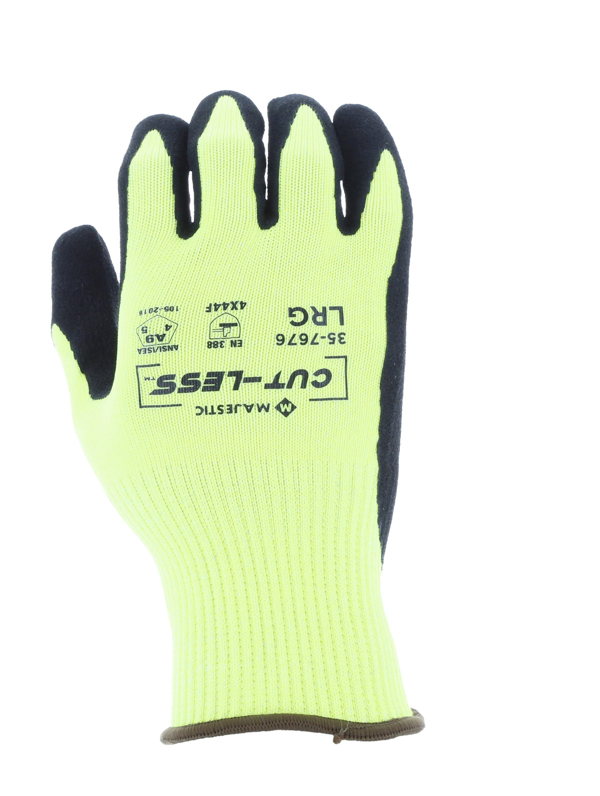 Cut-Less Korplex Glove with Sandy Nitrile Palm, 13g, ANSI A9