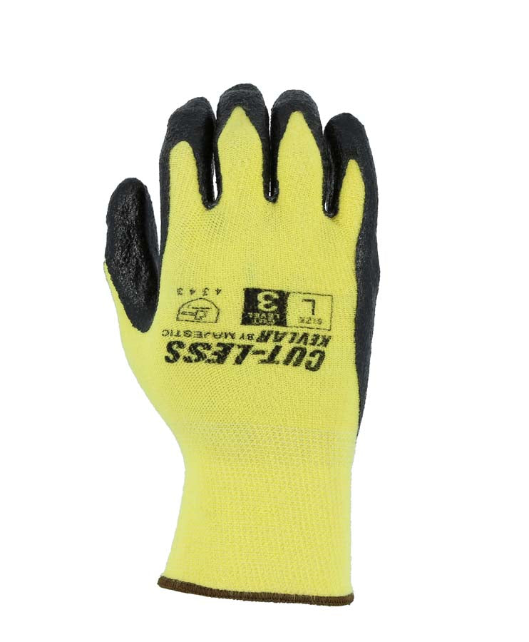 Cut-Less Kevlar Glove with Foam Nitrile Palm, 13g, ANSI A2