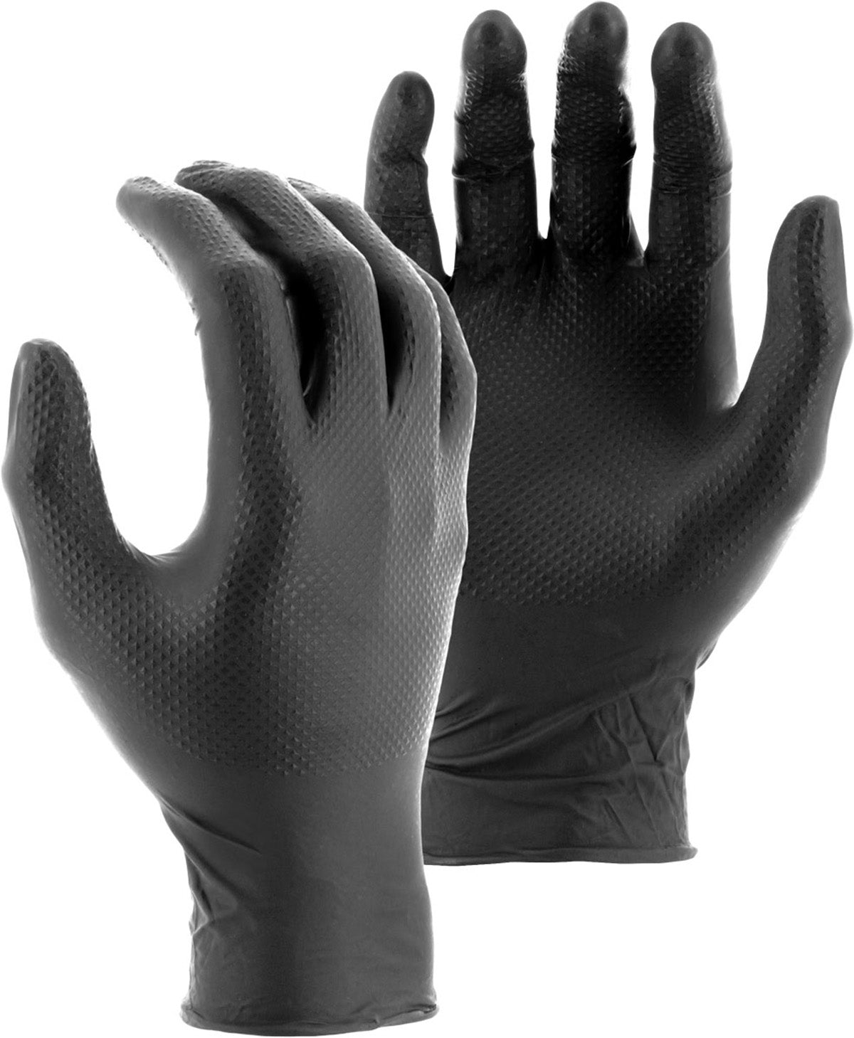 Super Grip Exam Grade Disposable Gloves with Diamond Grip Pattern