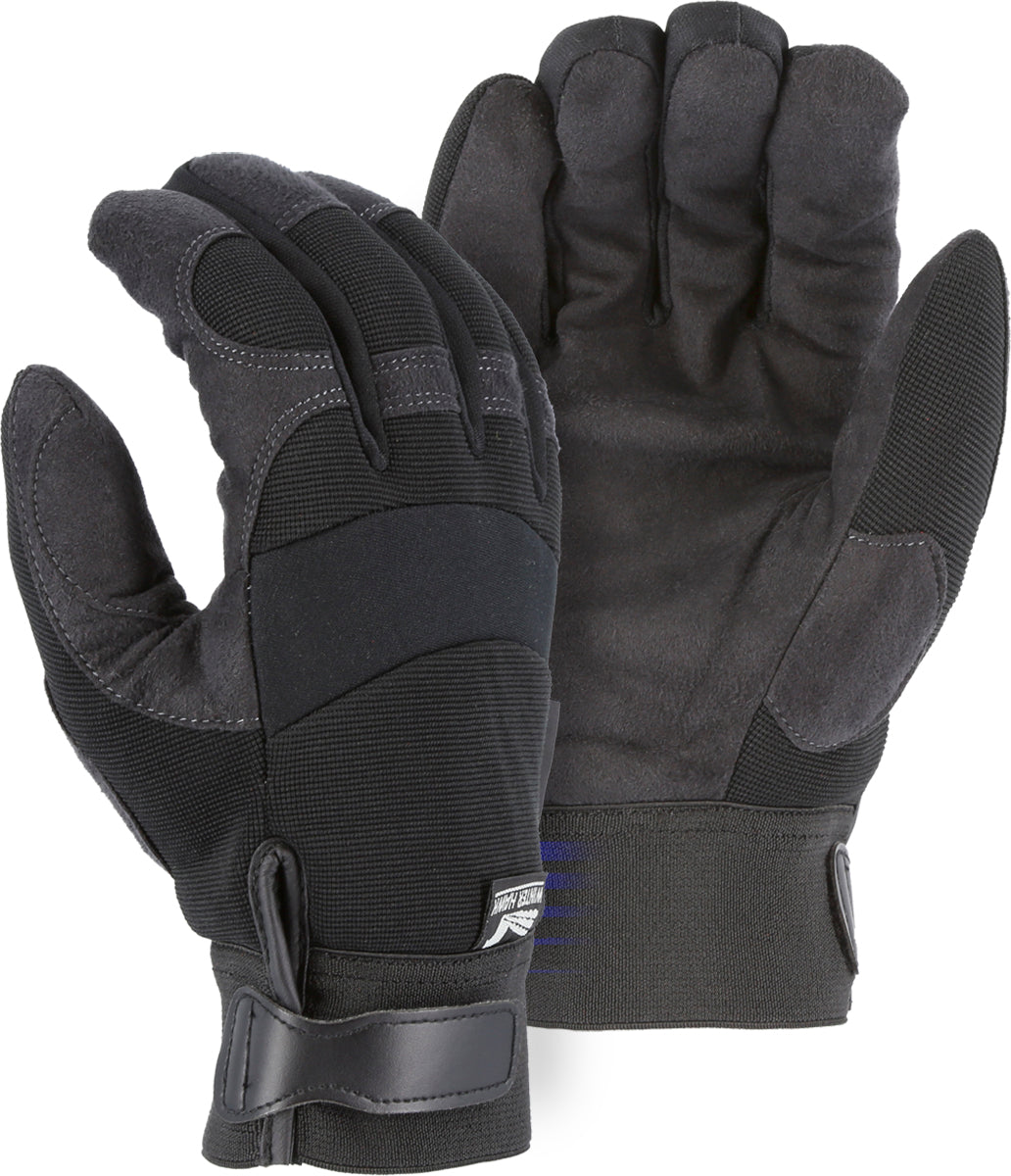 Winter Lined Armor Skin Mechanics Glove with Heatlok Lining