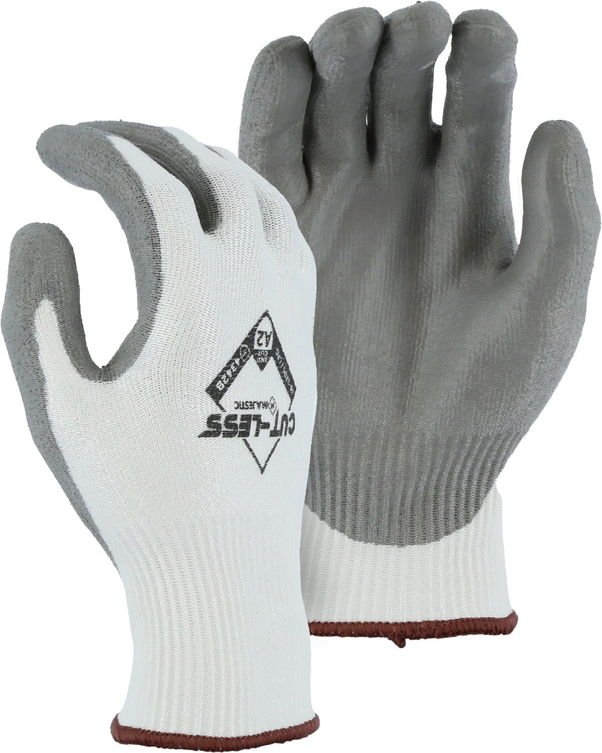 Cut-Less Korplex Glove with Polyurethane Palm, 13g, ANSI A2