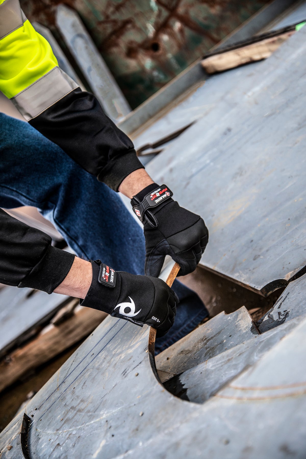Powercut  with Alycore Cut & Puncture Resistant Mechanics Glove