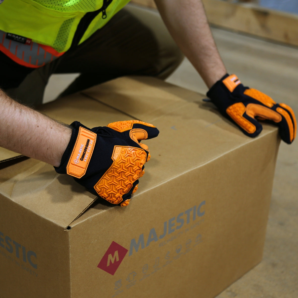 Knucklehead Cut Resistant Mechanics Glove with D3O Impact Protection & Palm Padding A5