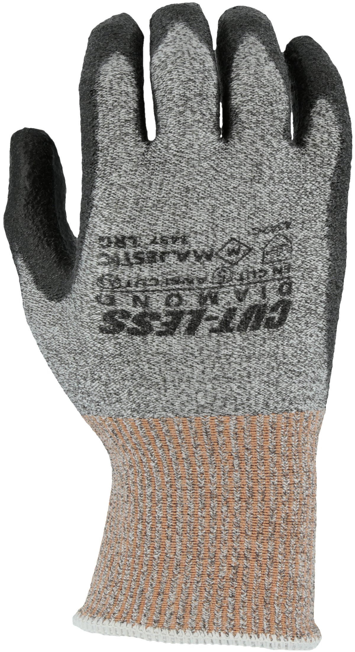 Cut-Less Dyneema Glove with Polyurethane Palm, 13g, ANSI A3